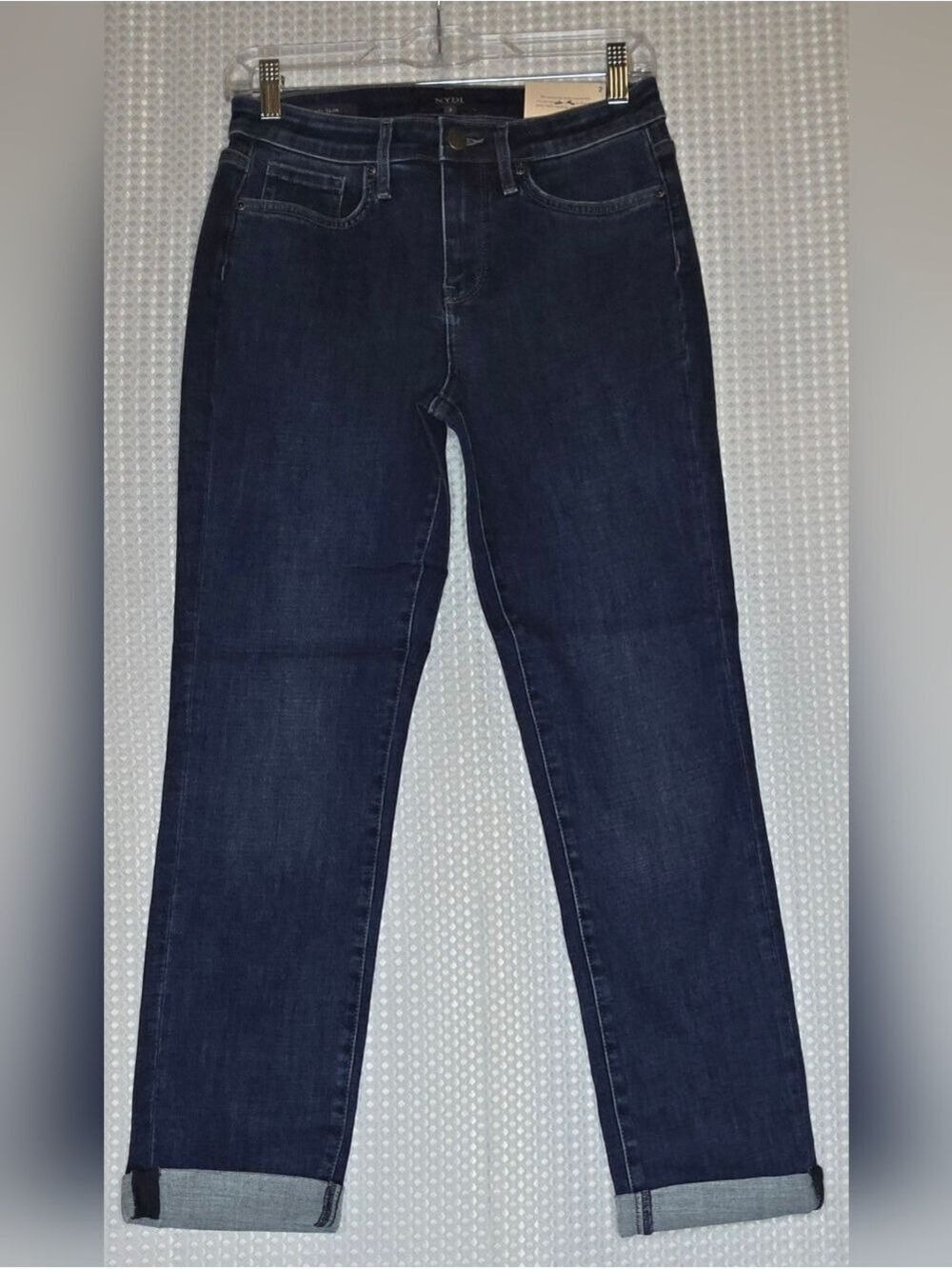 NYDJ Sheri Slim Ankle Jeans Dark Wash NWT Size 2 Lift Tuck - Picture 7 of 11